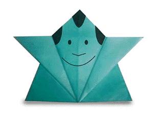 简单折纸相扑的折纸图解教程教你制作漂亮的折纸相扑