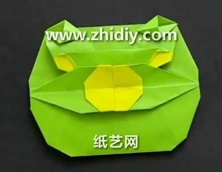 愤怒的小鸟手工折纸教程手把手教你制作出构型精致的折纸搞怪猪