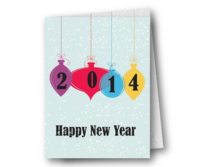 2014新年贺卡手工纸艺制作教程教你制作出精致的新年贺卡来