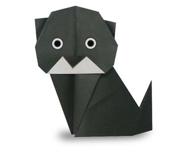 儿童折纸小猫的基本折法教程教你如何快速的制作出一个可爱的折纸小猫来