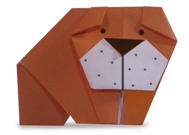 儿童折纸大全图解教程手把手教你制作简单的折纸斗牛犬