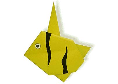 简单有趣的折纸海豚折纸图解教程手把手教你制作折纸海豚