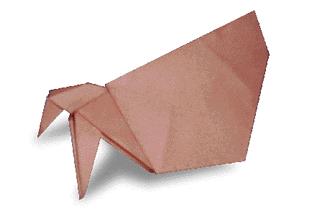 儿童折纸寄居蟹的折纸图解教程手把手教你制作简单有趣的折纸寄居蟹