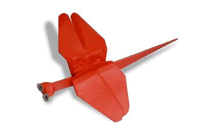 儿童折纸小蜻蜓的手工折纸图解教程手把手教你制作精美的折纸小蜻蜓