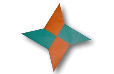 儿童折纸大全图解教程手把手的教你制作出漂亮的折纸飞镖