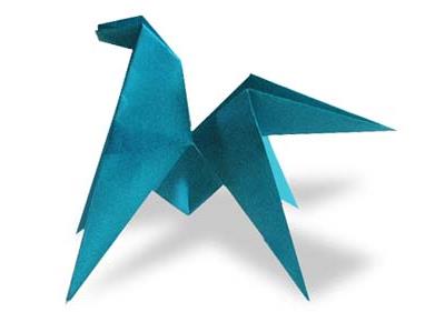 儿童折纸小马的折纸图解教程手把手教你制作精致的折纸马