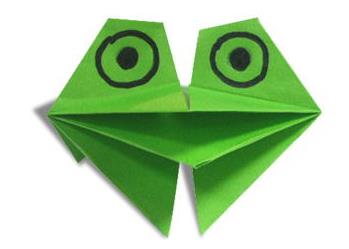 折纸青蛙的折纸图解教程手把手教你制作出精美的折纸青蛙