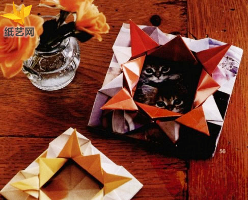 变废为宝手工小制作教你制作精美的折纸相框