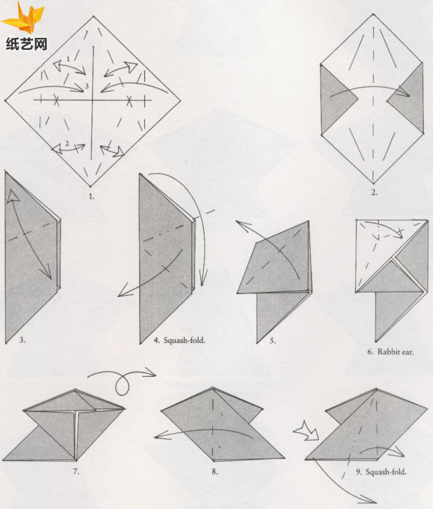 折纸狐狸的手工折法教程教你制作可爱的折纸狐狸