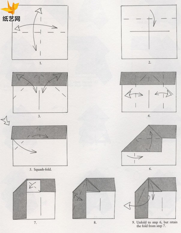 手工折纸灰熊的基本折法教程告诉你折纸灰熊应该如何制作