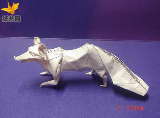 折纸狐狸的手工折纸图解教程教你制作可爱的折纸小狐狸
