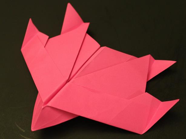 折纸飞机大全之展翼滑翔机鸟型折纸飞机手工制