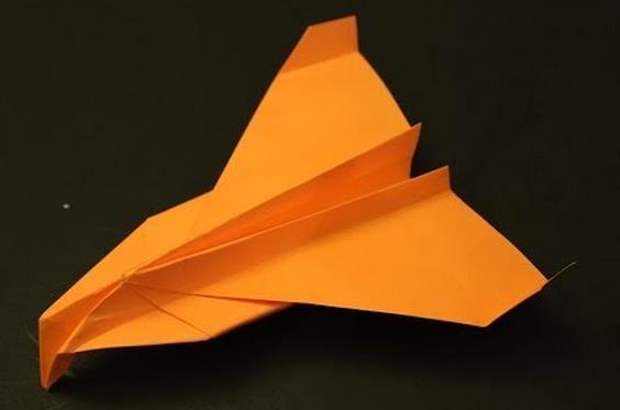 折纸战斗机之老鹰折纸战斗机的手工折法视频教