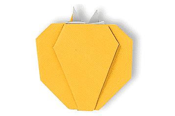 简单的折纸甜椒折纸图解教程教你制作出可爱的折纸甜椒