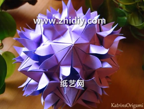 折纸花球大全手把手教你制作精美的手工折纸石榴花