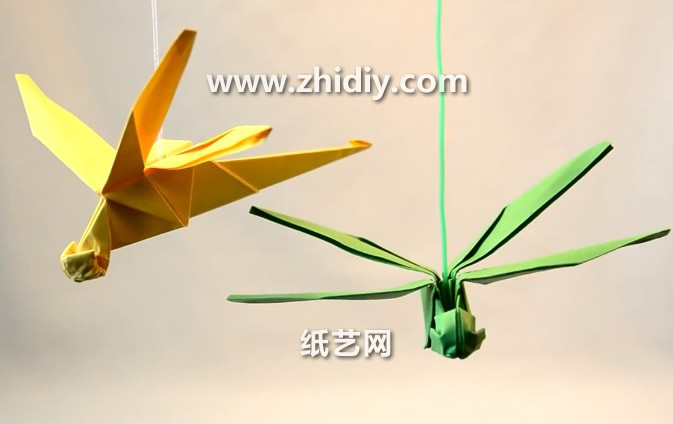 折纸蜻蜓手工制作大全教你快速制作出精美的折纸蜻蜓