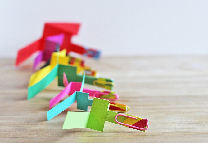 儿童节手工折纸礼物折纸竹蜻蜓的折法教程