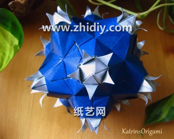 折纸花球灯笼制作方法大全教你制作精美的手工折纸花球