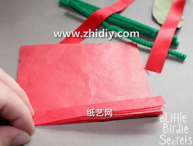 手工纸艺康乃馨制作教程一步一步的教你制作纸艺康乃馨