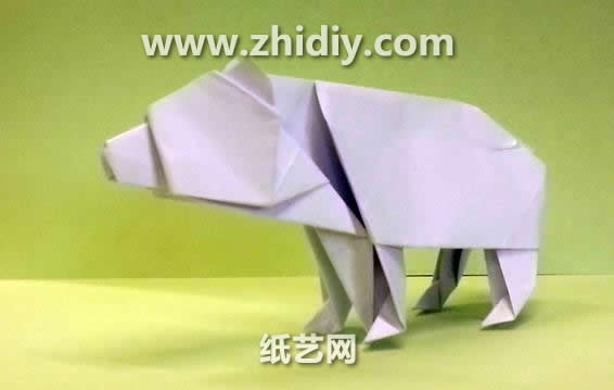 折纸熊的手工折纸教程教你如何制作出漂亮的折纸熊