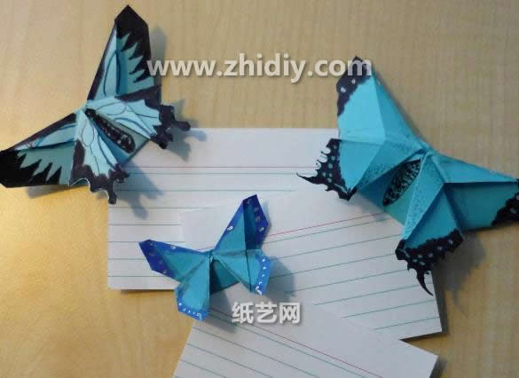手工折纸蝴蝶书签的折法大全教程一步一步的教你如何制作折纸蝴蝶书签