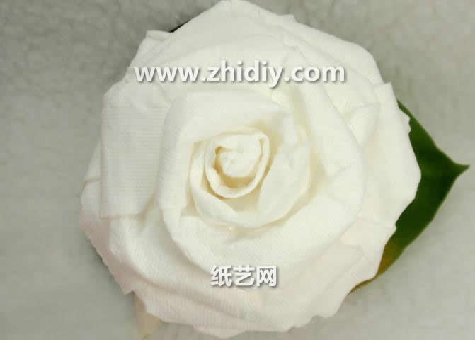 卫生纸制作手工纸玫瑰花的基本制作教程教你如何制作精美的玫瑰花
