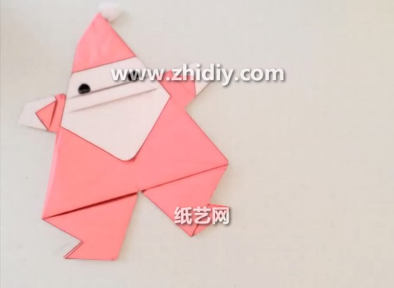 圣诞节手工折纸大全教你简单的手工折纸圣诞老人的折法