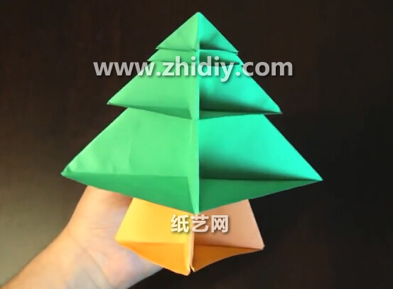 手工制作大全手把手教你学习模块化折纸圣诞树的手工制作教程