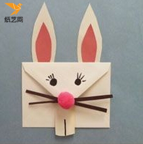 如何制作贺年卡?儿童手工制作小兔子新年贺卡