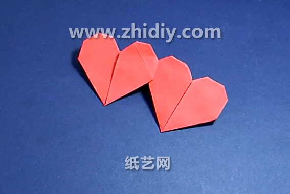手工折纸心的折法教程手把手教你制作出精美的折纸双心