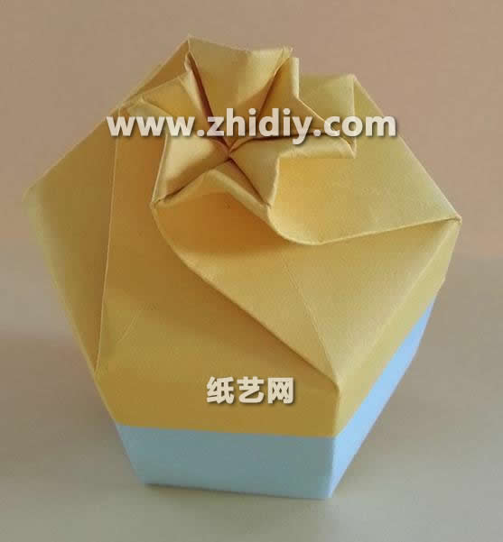 六角形情人节手工折纸礼盒的折法教程手把手教你制作折纸盒子