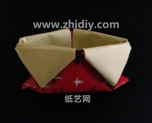 折纸盒子的折法教程教你学习糖果盒子折纸收纳盒