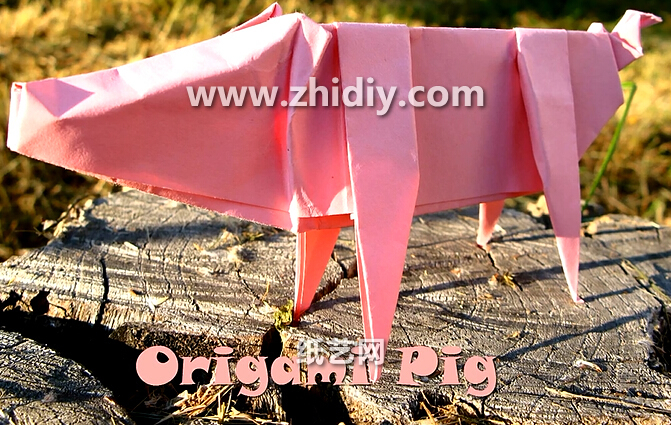 儿童折纸小猪的折法教程教你学习小猪如何折叠
