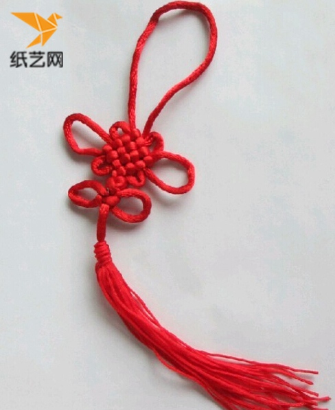 中国结手工编织教程一步一步的教你完成盘长结的制作