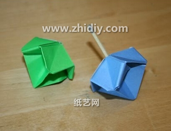 手工折纸陀螺的折法教程手把手教你学习折纸陀螺应该如何做