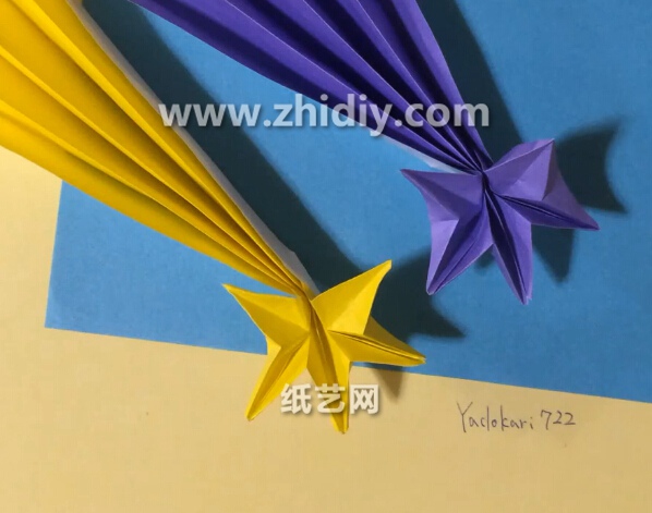 圣诞节手工折纸流星的折法视频教程手把手教你学习折纸流星如何制作