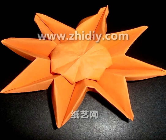 手工折纸花的折法教程手把手教你制作立体折纸花