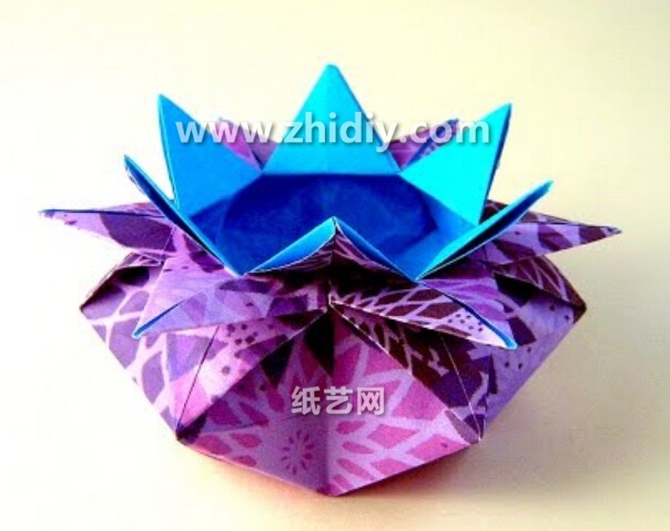 手工折纸盒子的折法教程教你学习如何制作创意手工折纸盒子收纳盒