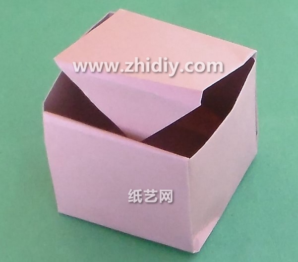 手工折纸带盖子的盒子的折法视频教程手把手教你学习如何制作折纸带盖子的盒子
