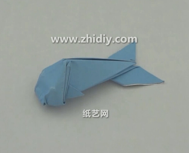 手工折纸金鱼的折法教程教你学习如何制作折纸金鱼