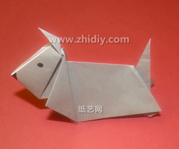 儿童折纸小狗的折法教程手把手教你学习如何制作折纸小狗