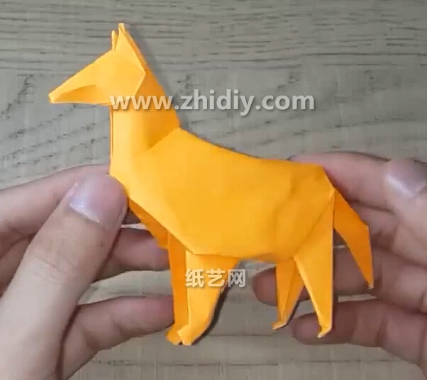 手工立体折纸小狗的折纸制作教程教你学习如何制作折纸小狗