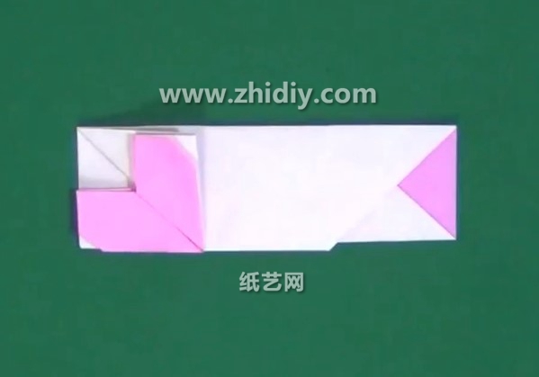 手工折纸心筷子袋的折法制作教程教你学习如何制作折纸心筷子袋