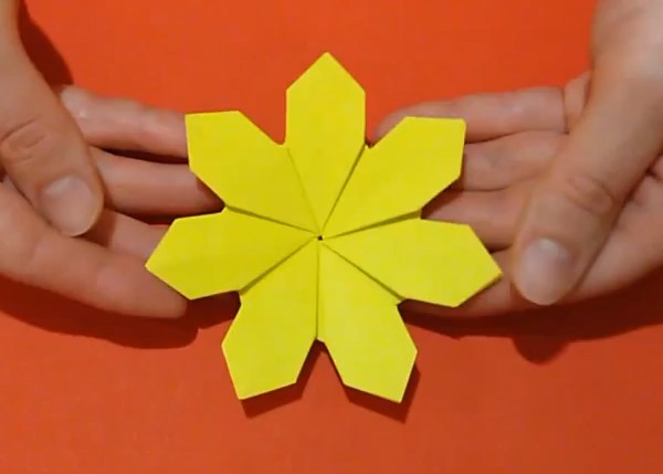 手工折纸花折纸雏菊的折法制作教程手把手教你学习如何制作折纸雏菊