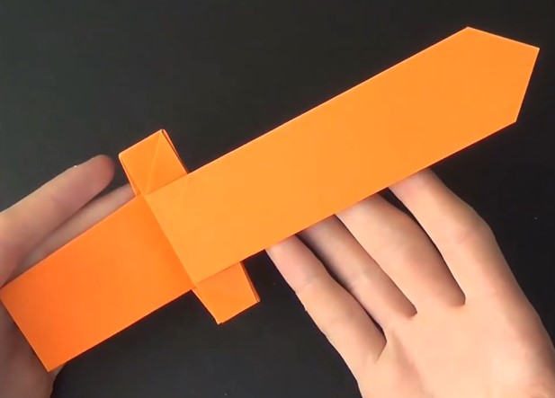 儿童手工折纸宝剑的折法视频教程手把手教你学习如何制作折纸宝剑