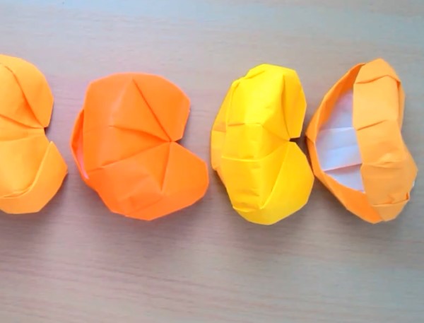 儿童折纸贝壳的折法制作教程手把手教你学习如何制作立体折纸贝壳