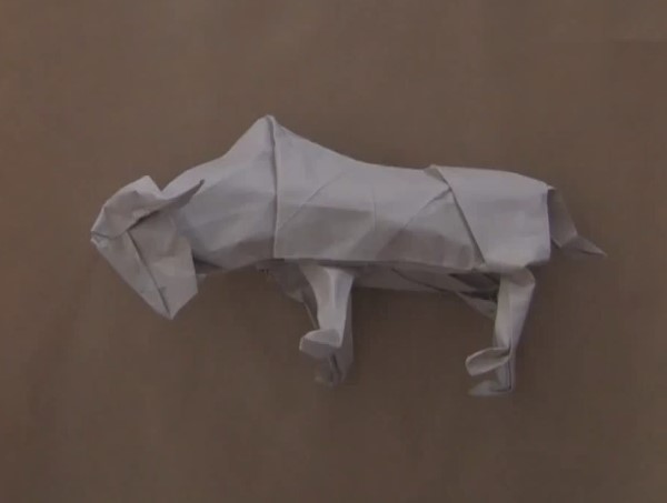 手工立体折纸水牛的折法制作教程手把手教你折叠出水牛