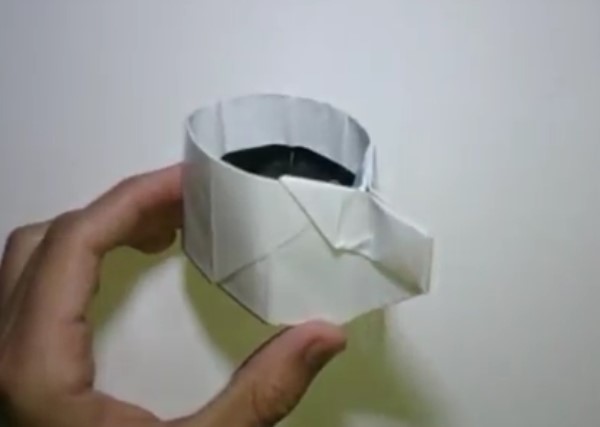手工立体折纸咖啡杯的折法视频教程手把手教你学习如何制作折纸咖啡杯