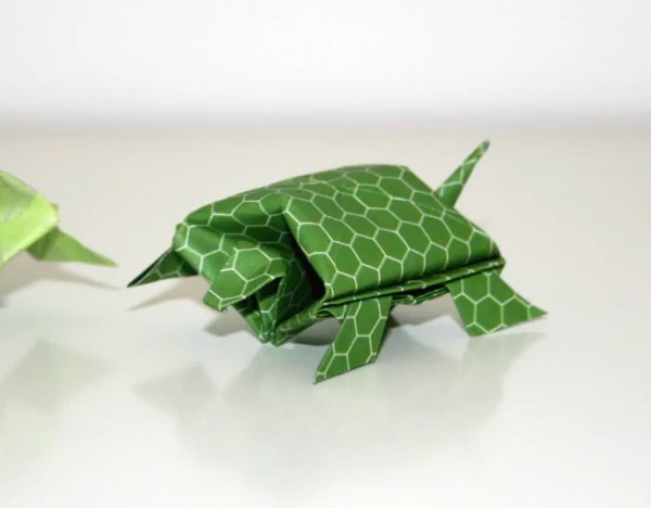 简单手工折纸乌龟的折法制作教程教会你如何折叠乌龟