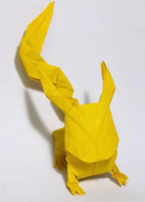 手工折纸比卡丘的折法视频教程手把手教你学习如何制作折纸比卡丘